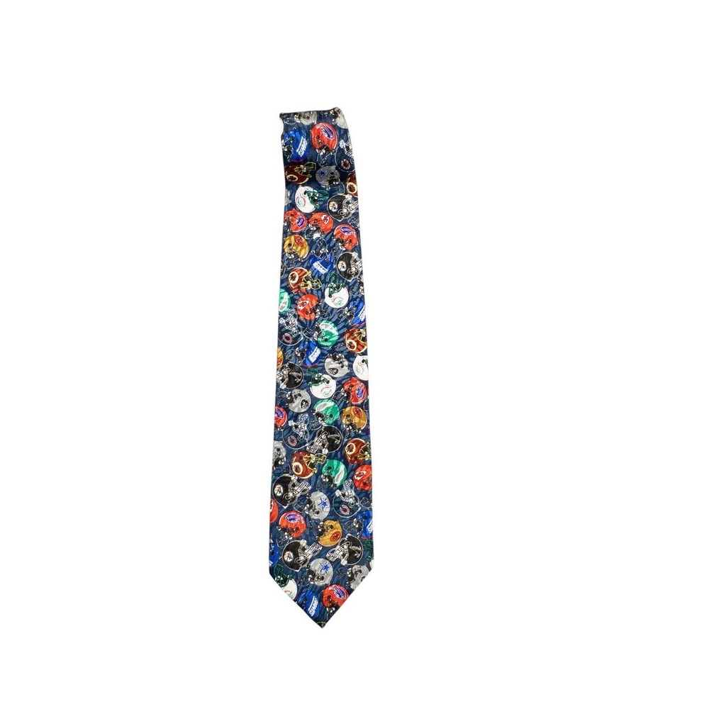 NFL Team Apparel Neck Tie Football Helmets‎ Made In USA